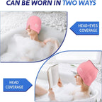 Migraine Relief Cap, Soothing Headache Ice Face Mask mix coolers