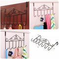 No-Drill Space-Saving Door Hanger | 7 Hooks for Coats, Bags & Towels